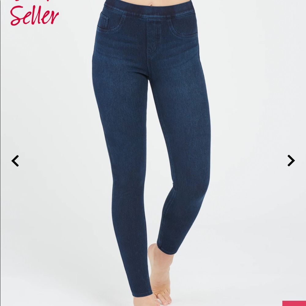 Spanx Jean-ish Ankle Leggings - Twilight Rinse